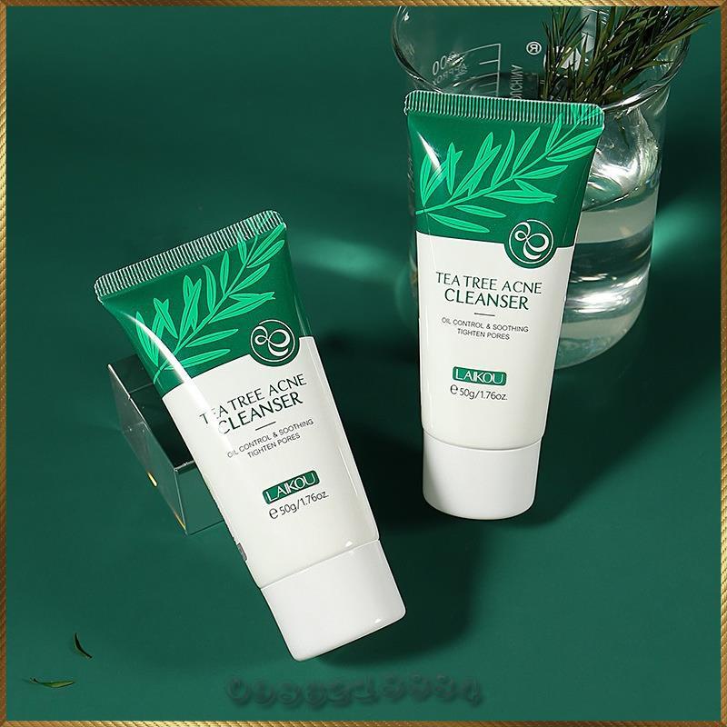 Sữa rửa mặt tràm trà Laikou Tea Tree ACNE Cleanser kiềm dầu dịu da dành cho da mụn L1989