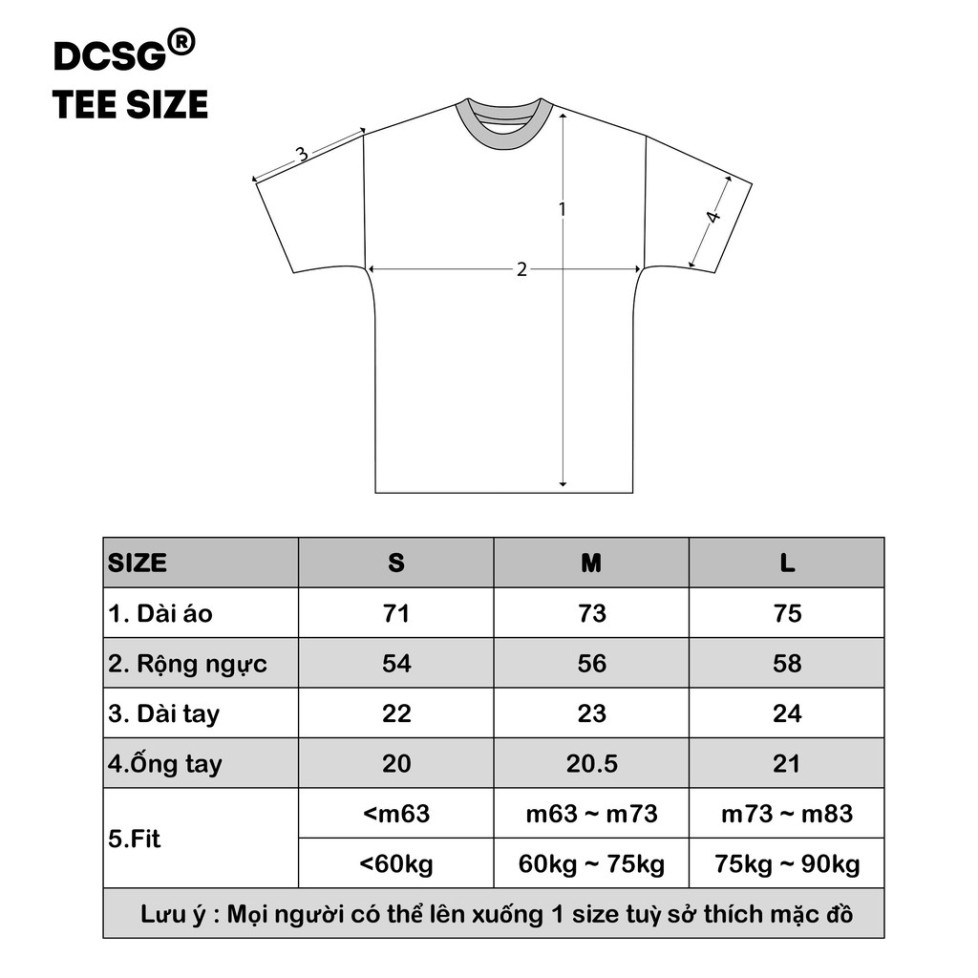 Áo thun cotton DIFFERENT DCSG