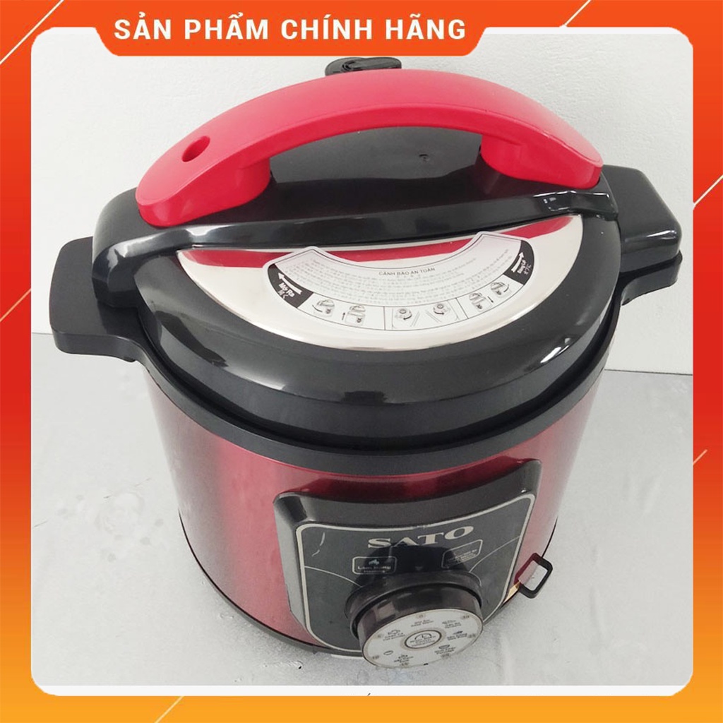 Nồi Áp Suất Đa Năng SATO 6AS011 6.0L, Thiết Kế Sang Trọng, Công Nghệ Nhật Bản