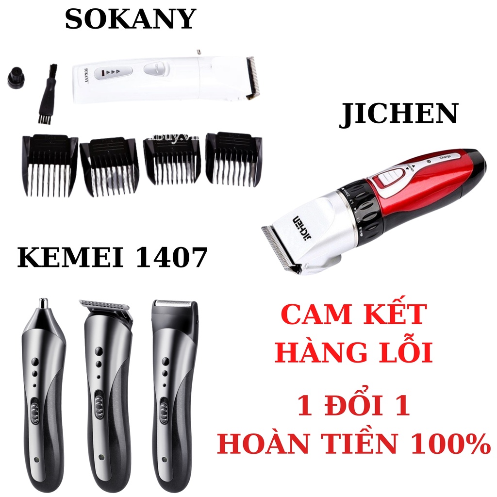 Tông đơ cắt tóc gia đình Jichen BẢO HÀNH 1 ĐỔI 1 HOÀN TIỀN 100%