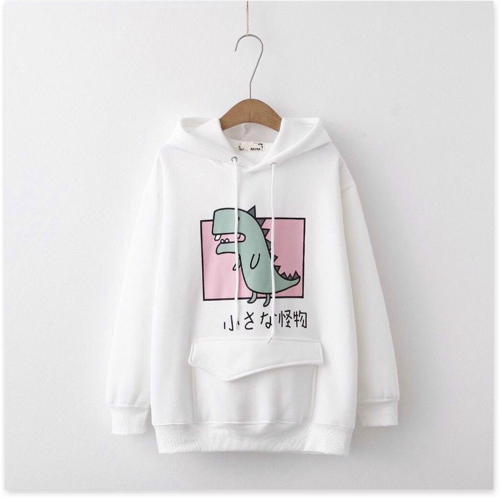 Áo Khoác hoodie khủng lung cute ❤️ Áo khoác unisex ❤️ Áo khoác cho cặp đôi Thun nỉ form 70kg đổ lại hàng siêu hót ms20