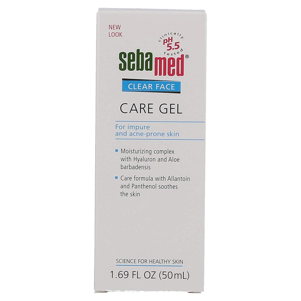 Kem dưỡng ẩm cho da mụn Sebamed Clear Face Care Gel