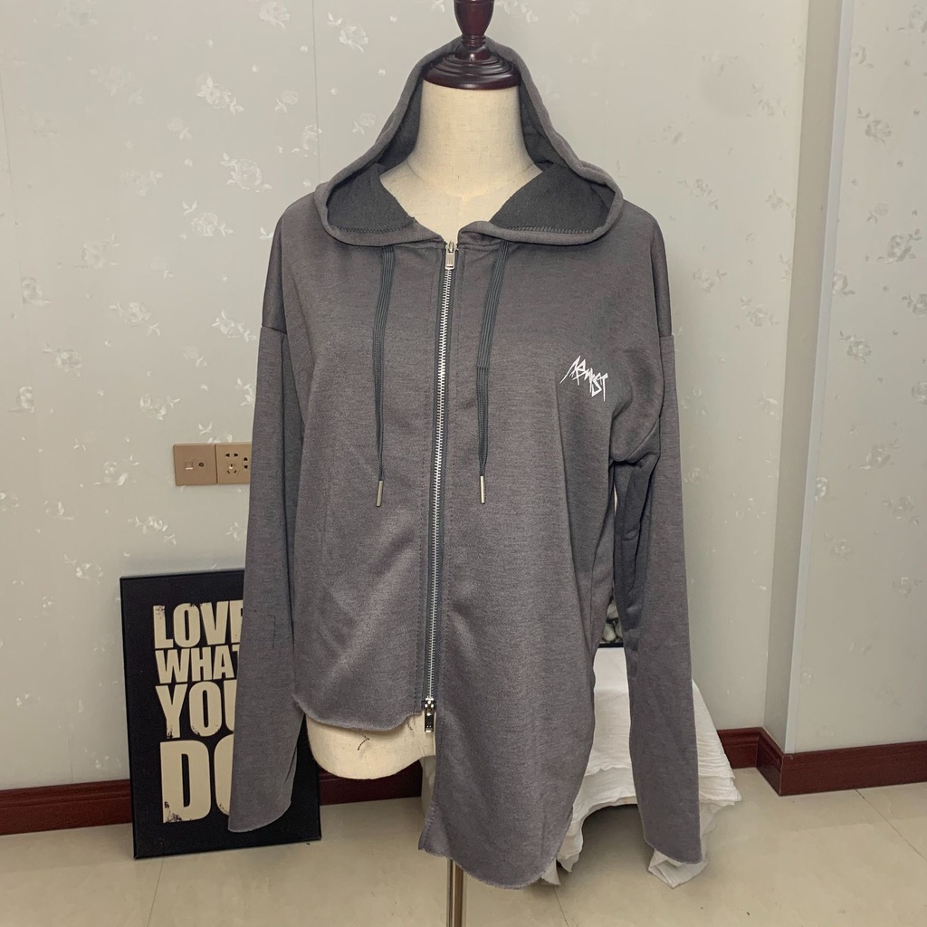 ÁO HOODIE ZIP FORM RỘNG Áo Khoác Kpop JUNG KOOK BTS