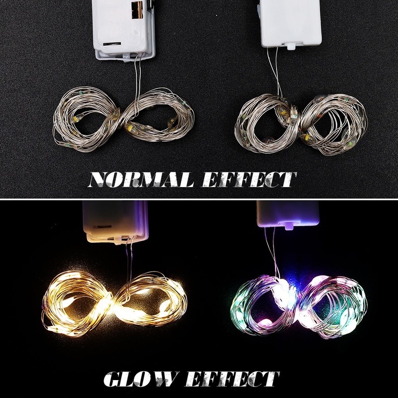 Dây Đèn LED Bằng Đồng Dài 1/2m Dùng Trang Trí Đa Năng