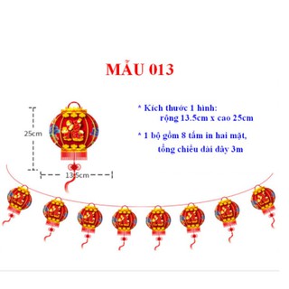 Cờ dây trang trí tết  13