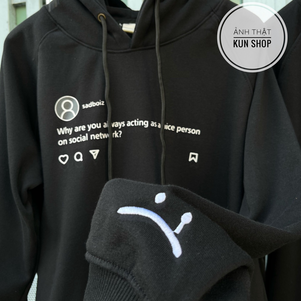 Áo hoodie sadboiz sadtagram Áo sad boiz SADTAGRAM HOODIE full tag hãng