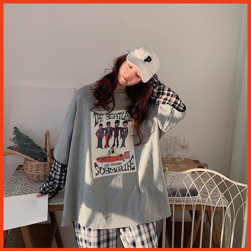 [order]ÁO THUN TAY DÀI ULZZANG