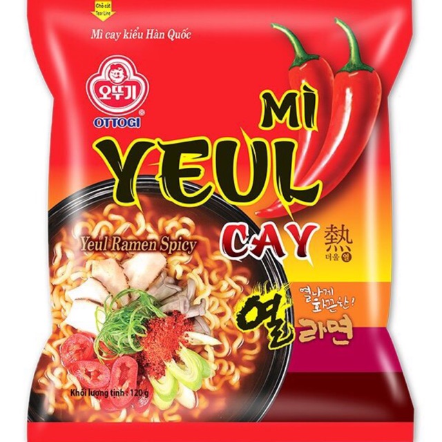 [Mã GROXUAN1 giảm 8% đơn 150K] MÌ yeul cay hàn quốc ottogi 120g | BigBuy360 - bigbuy360.vn