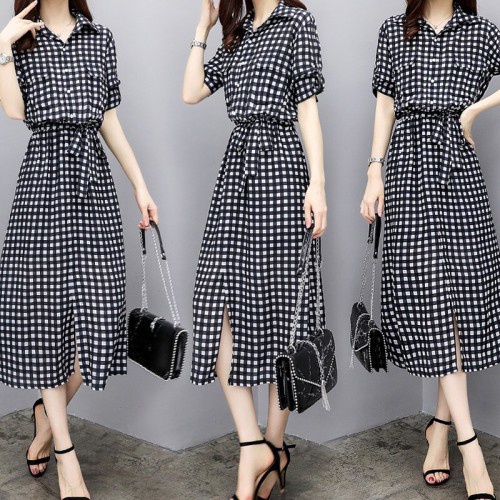 ĐẦM XÒE ĐẸP CÔNG SỞ GIÁ TỐT  [tặng ngay bút chì kẻ mày ] (CARO THẮT EO) | BigBuy360 - bigbuy360.vn