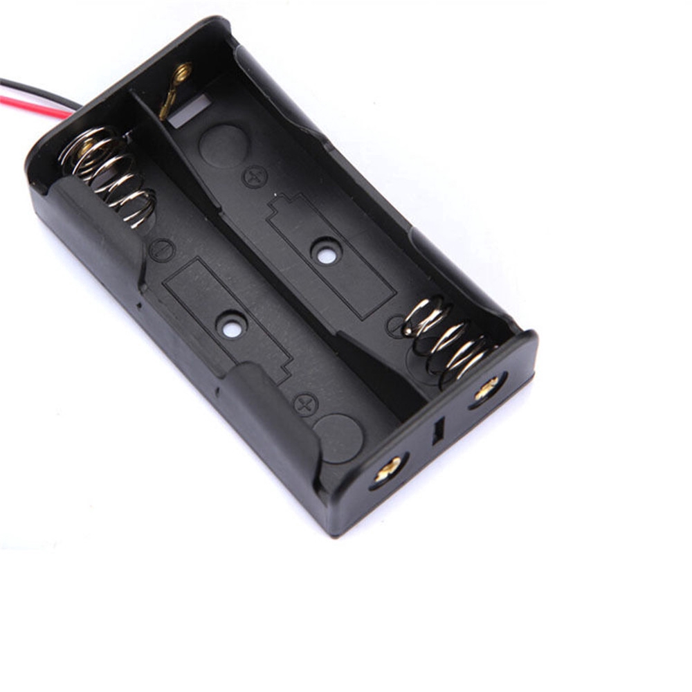 Hộp đựng pin 2 x AA bằng nhựa 3V với dây dẫn