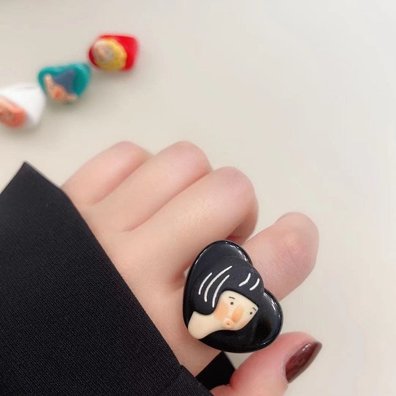 Nhẫn Hình Em Bé Hoạt Hình Dễ Thương Thời Trang Dành Cho Nữ