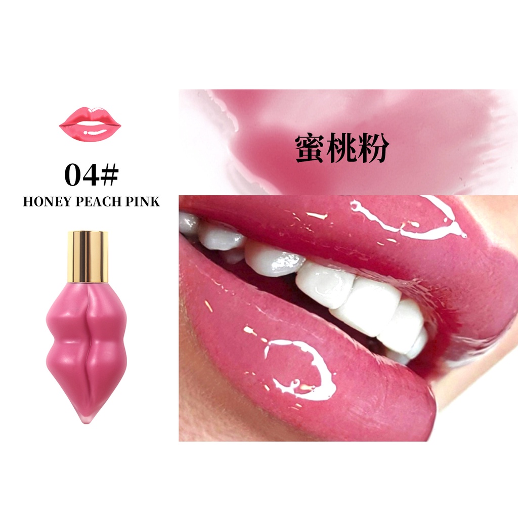 Son Bóng Dưỡng Môi Căng Mọng Chiết Xuất Gừng Bạc Hà TIKTOK
