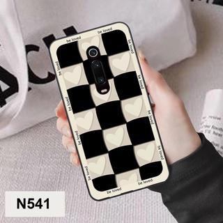 Ốp Xiaomi Redmi K20 / MI 9T / K30 / K30 5G in hình trái tim caro đen trắng , hồng cute xinh xắn dễ thương