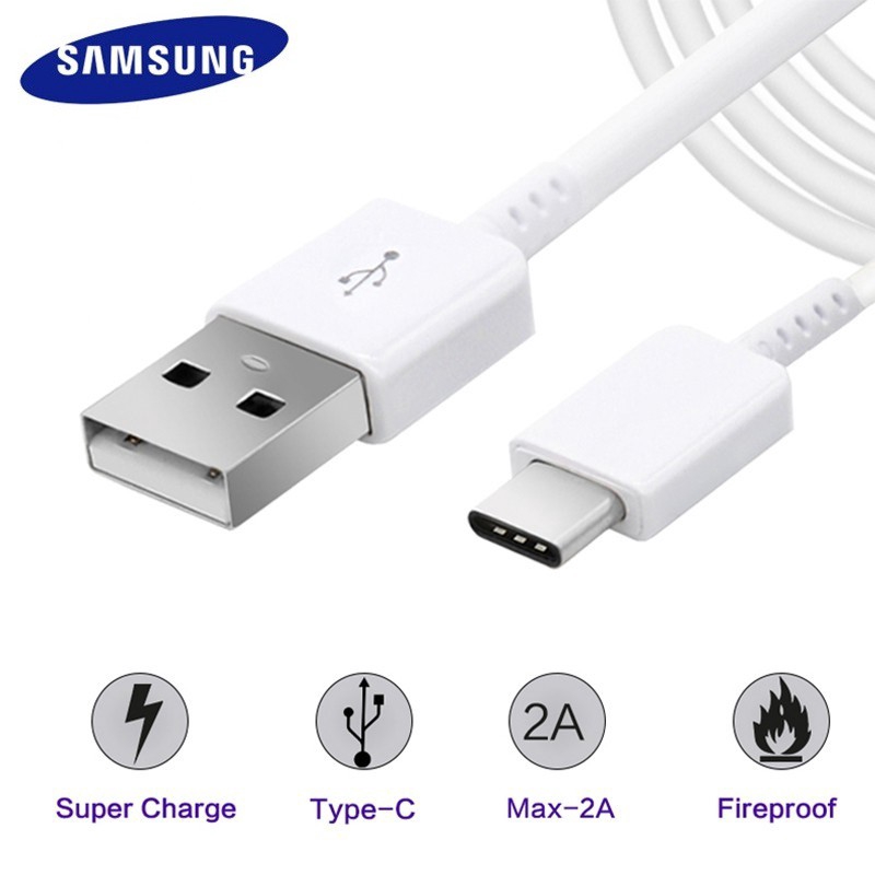 Dây Cáp Sạc Nhanh Loại C Dành Cho Samsung Galaxy S8 S9 Plus S10 Note 8 9 10 A3 A5 A7 2017