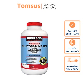 Viên uống xương khớp ⚡ chính hãng ⚡ viên uống glucosamine hcl 1500mg with msm 1500mg 375 viên