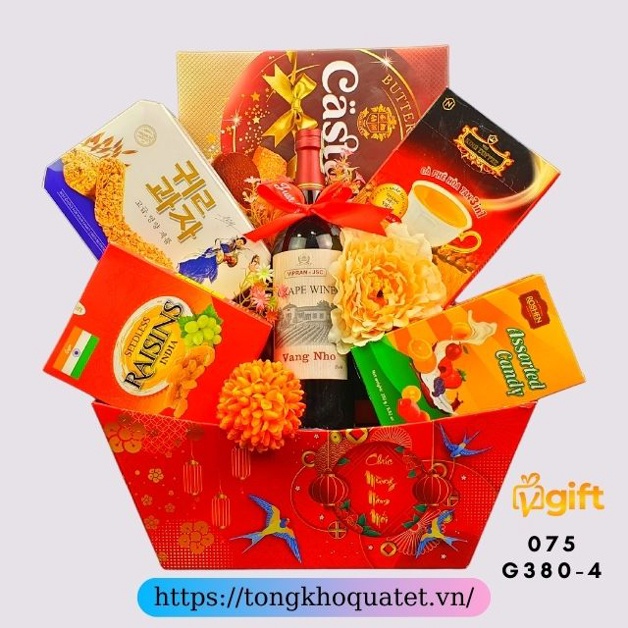 Giỏ Quà Tết 2022 Mẫu Giỏ 380 - 390 ( 8 Giỏ Quà Tết ). | BigBuy360 - bigbuy360.vn