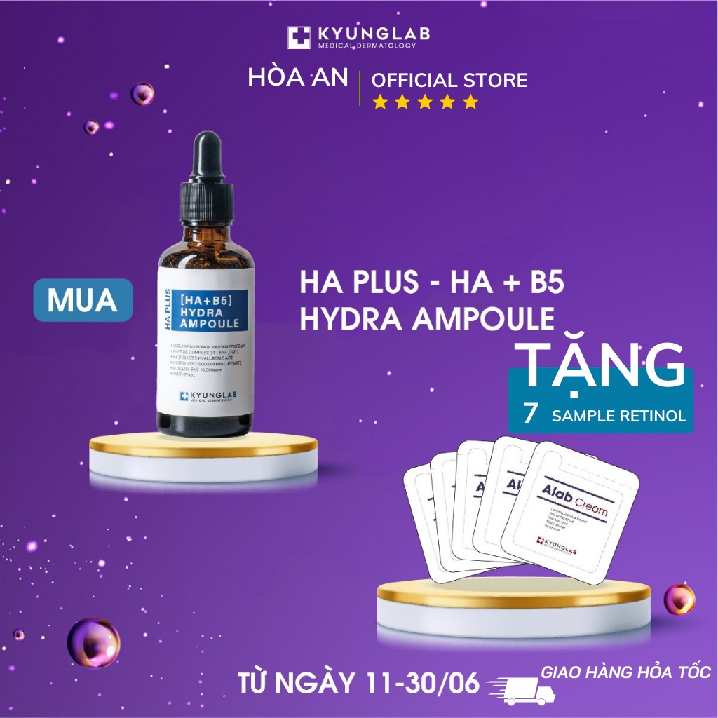 [ kyung lab ] Serum KYUNGLAB HA PLUS [ HA + B5 ] HYDRA AMPOULE 50ml