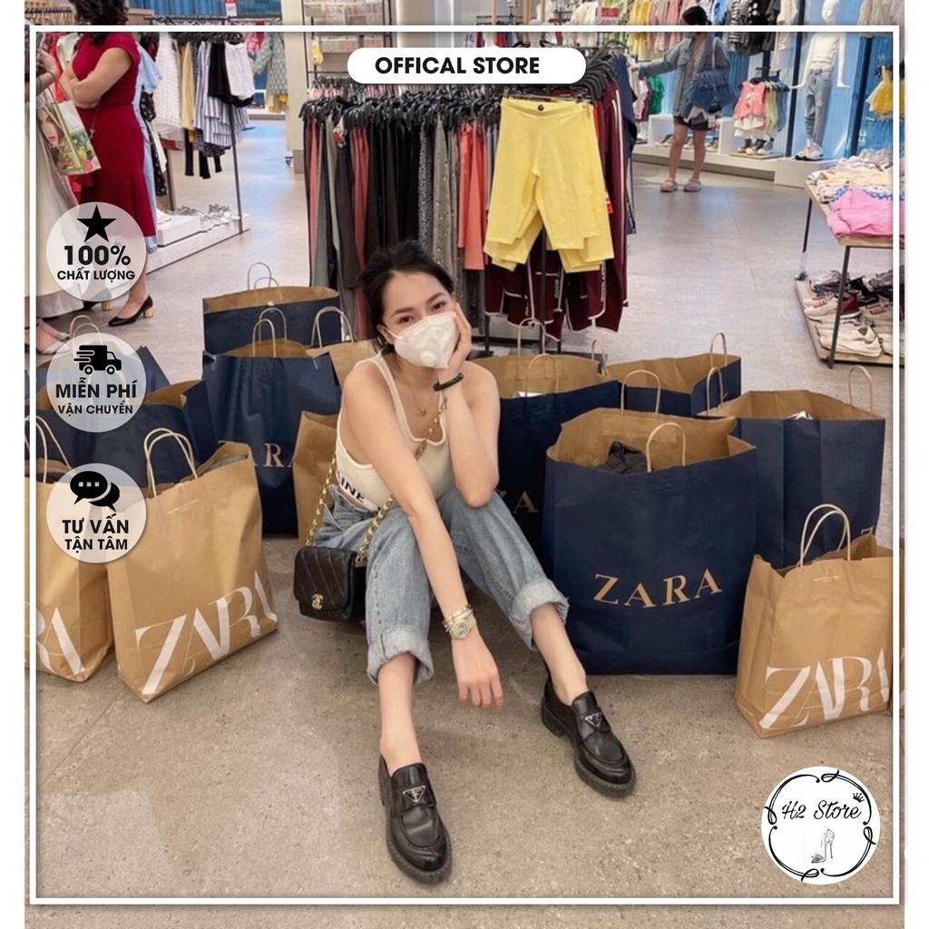 👠👟 Giày đế cao prada da bóng fullbox ⚡
