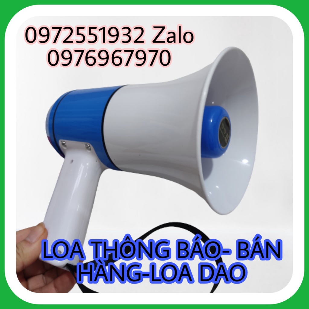 LOA PHÓNG THANH-BÁN HÀNG -LOA CẦM TAY CÓ GHI ÂM,USB, THẺ NHỚ HÀNG NHẬP KHẨU 15W
