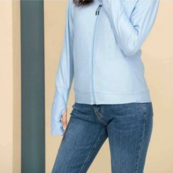 Áo chống nắng nữ 2 lớp vải chống tia uv, thoáng mát dáng ngắn | BigBuy360 - bigbuy360.vn