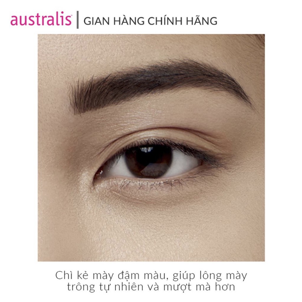 Bình Kẻ Chân Mày Dạng Kem Màu Nâu Đậm- Nâu Sáng Incredi Brow Eyebrow Pomade  Australis