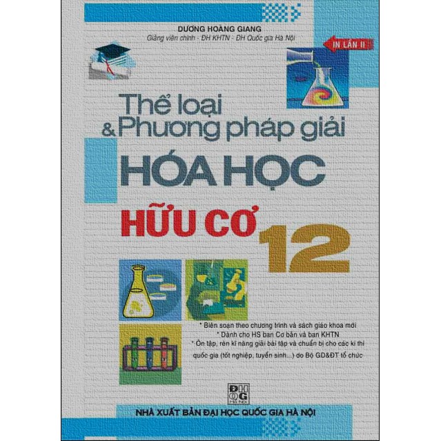 Sách - Thể loại và phương pháp giải Hóa Học hữu cơ 12