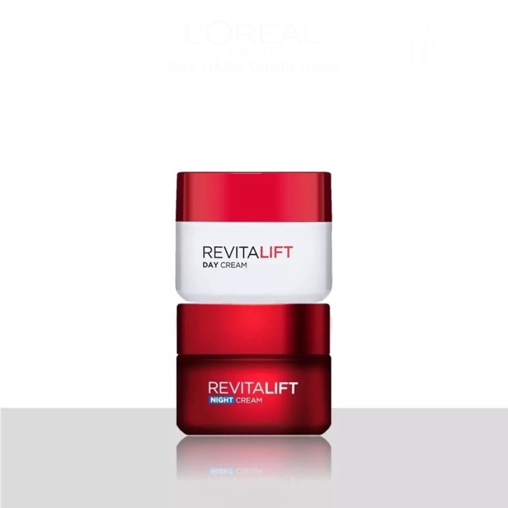 [Minisize 20ml] Kem Dưỡng Săn Chắc Da và Giảm Nếp Nhăn Ban Đêm/Ngày L'Oreal Revitalift Anti Wrinkle Night/Day Cream 20ml