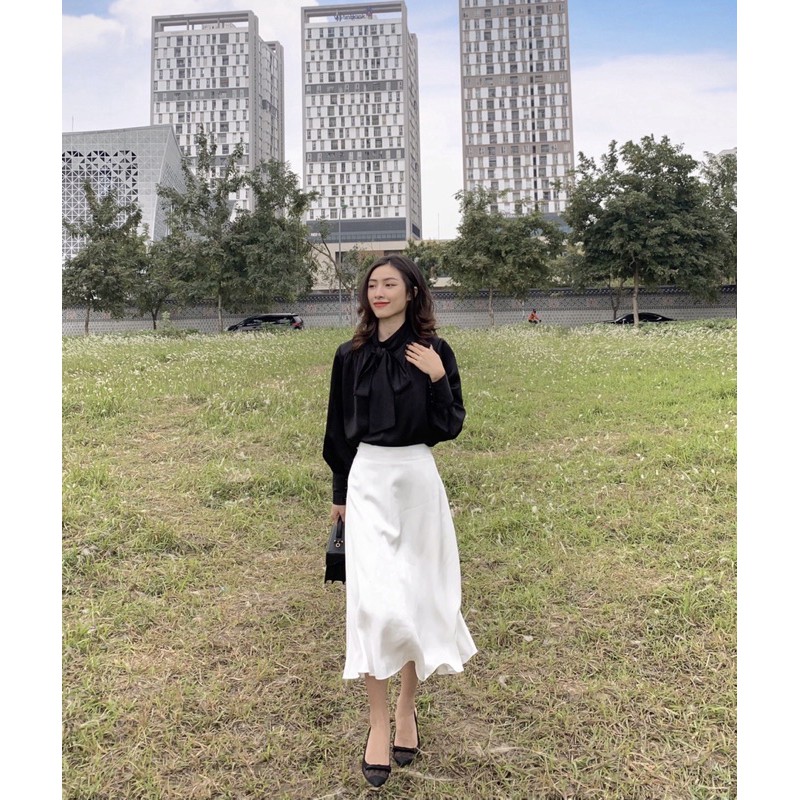 ZIEL_Chân váy lụa dài | BigBuy360 - bigbuy360.vn