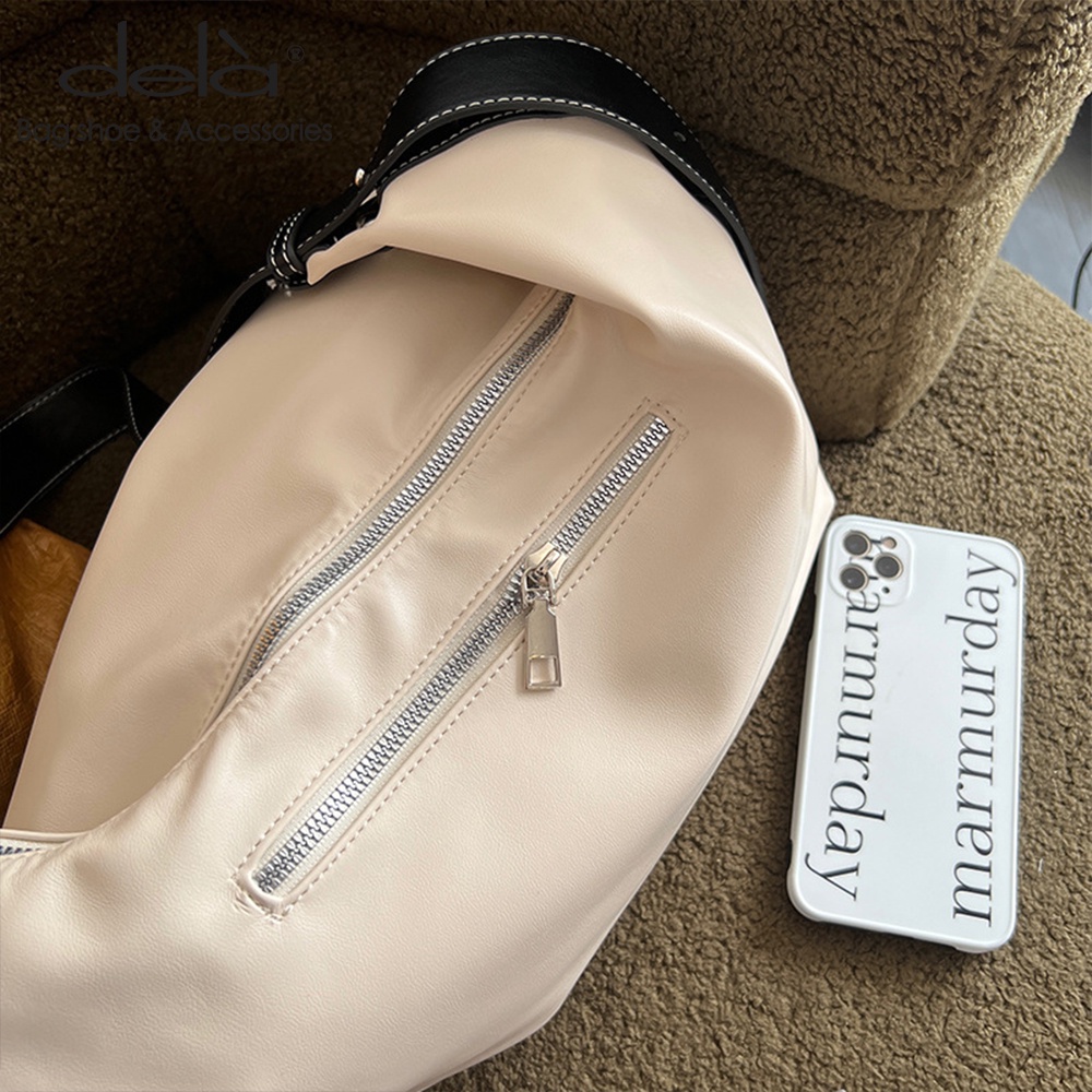 Dela Túi Đeo Chéo Cỡ Lớn Phong Cách Hàn Quốc Thời Trang Mùa Hè Cho Nữ