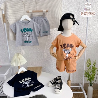 [Bernie kids fashion]_Bộ cotton cử tạ cho bé trai 9-22kg