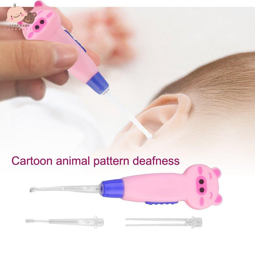 Dụng cụ lấy ráy tai có đèn led thiết kế hoạt hình dễ thương