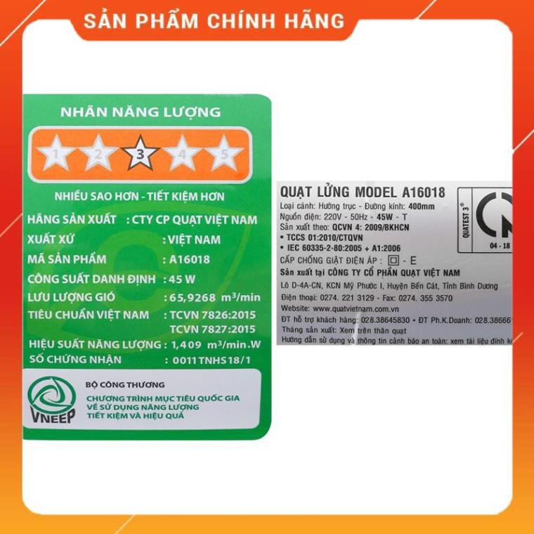 Quạt lửng Asia A16018 xanh lam