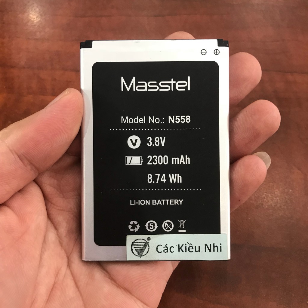 Pin Masstel N558 zin hãng