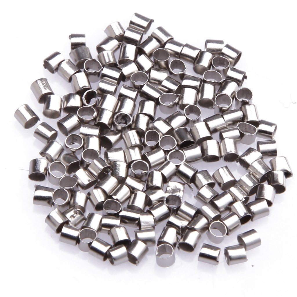 Bộ 500 đầu kim loại làm trang sức 1.5mm / 2mm sử dụng tiện lợi