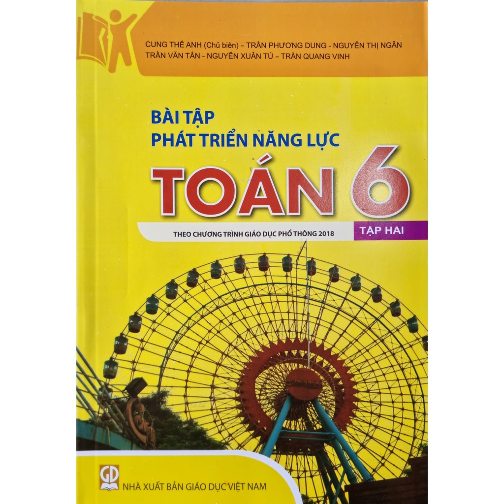 Sách - Combo Bài tập phát triển năng lực toán 6 (tập 1+2) - NXB Giáo dục