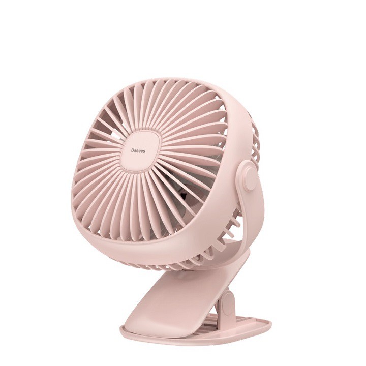 Quạt tích điện mini kẹp bàn có đèn Baseus chính hãng | BigBuy360 - bigbuy360.vn