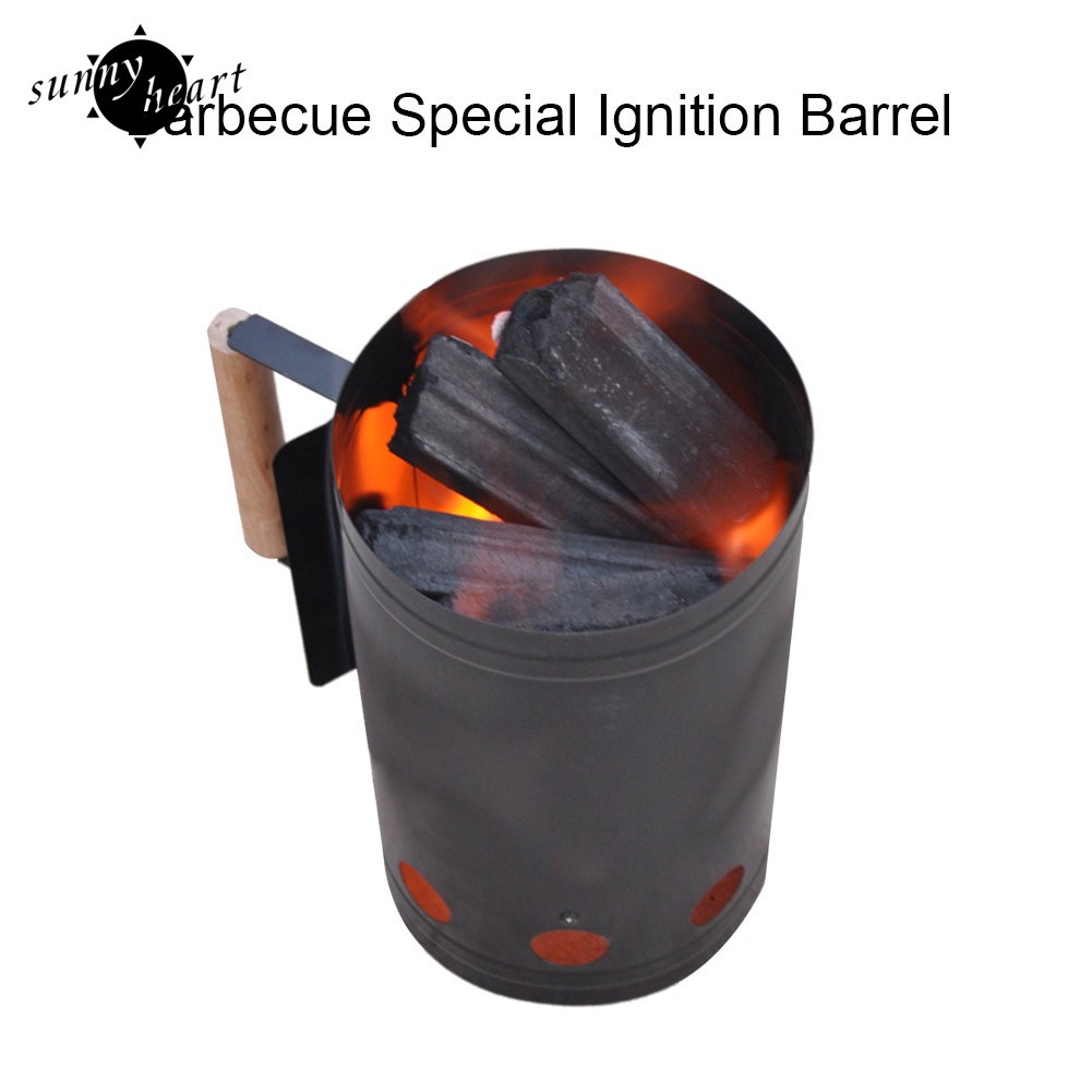 Thùng đựng mồi than củi đốt nứng thịt có tay cầm