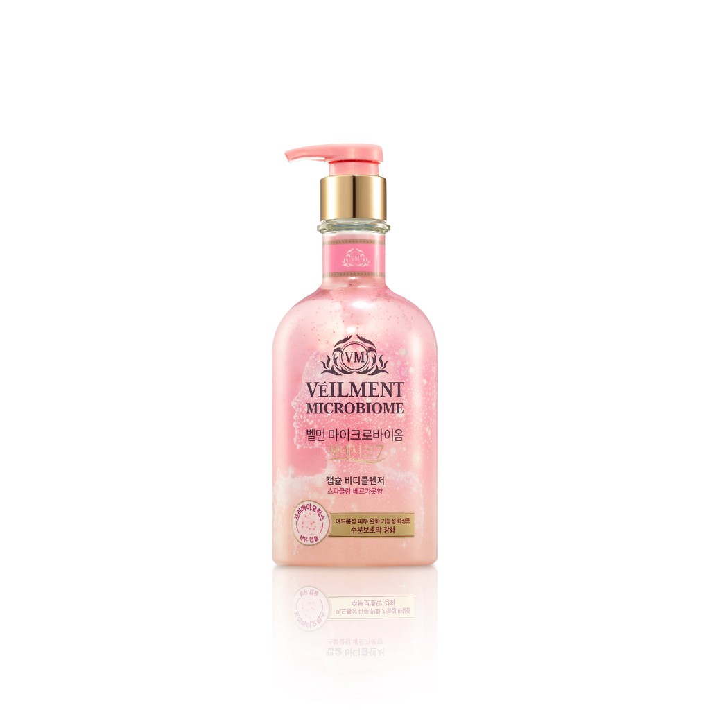 Sữa tắm On: The Body Veilment Microbiome hạt dưỡng ẩm và làm sáng da - hương Sparkling Bergamot 600gr