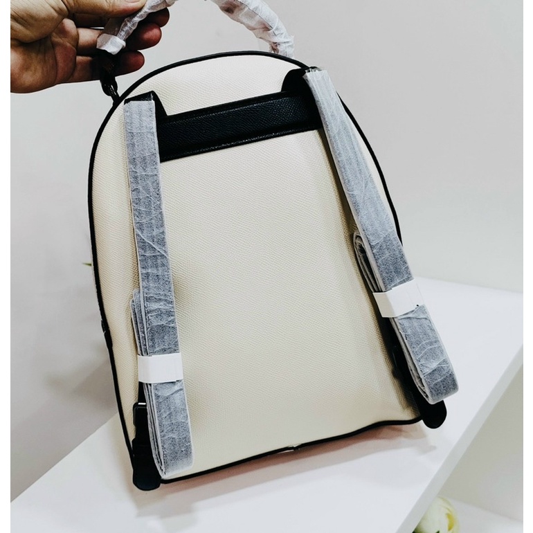 TNS - Balo form vuông siêu hottrend jordyn backpack-màu kem trơn phối hồng xinh và sang trọng