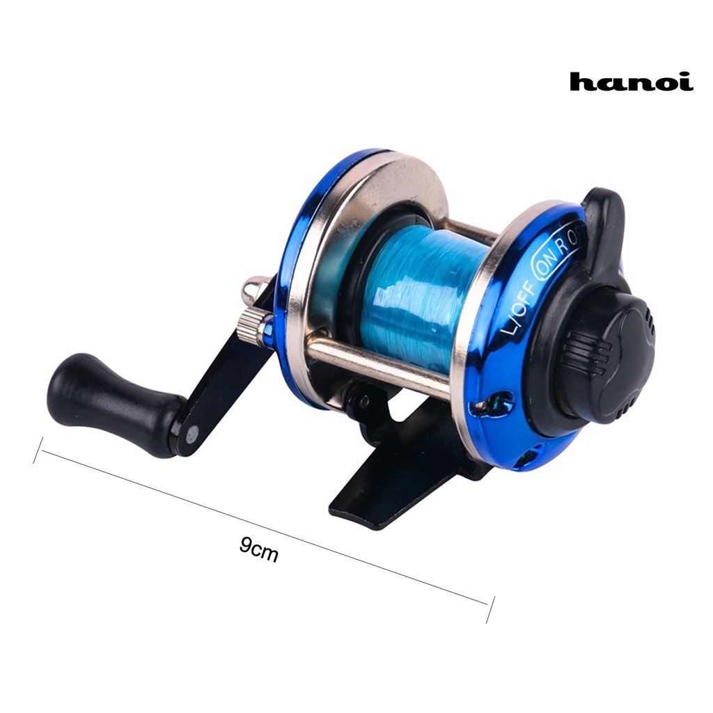 Guồng quay cần câu cá mini có dây chất lượng cao chuyên dụng