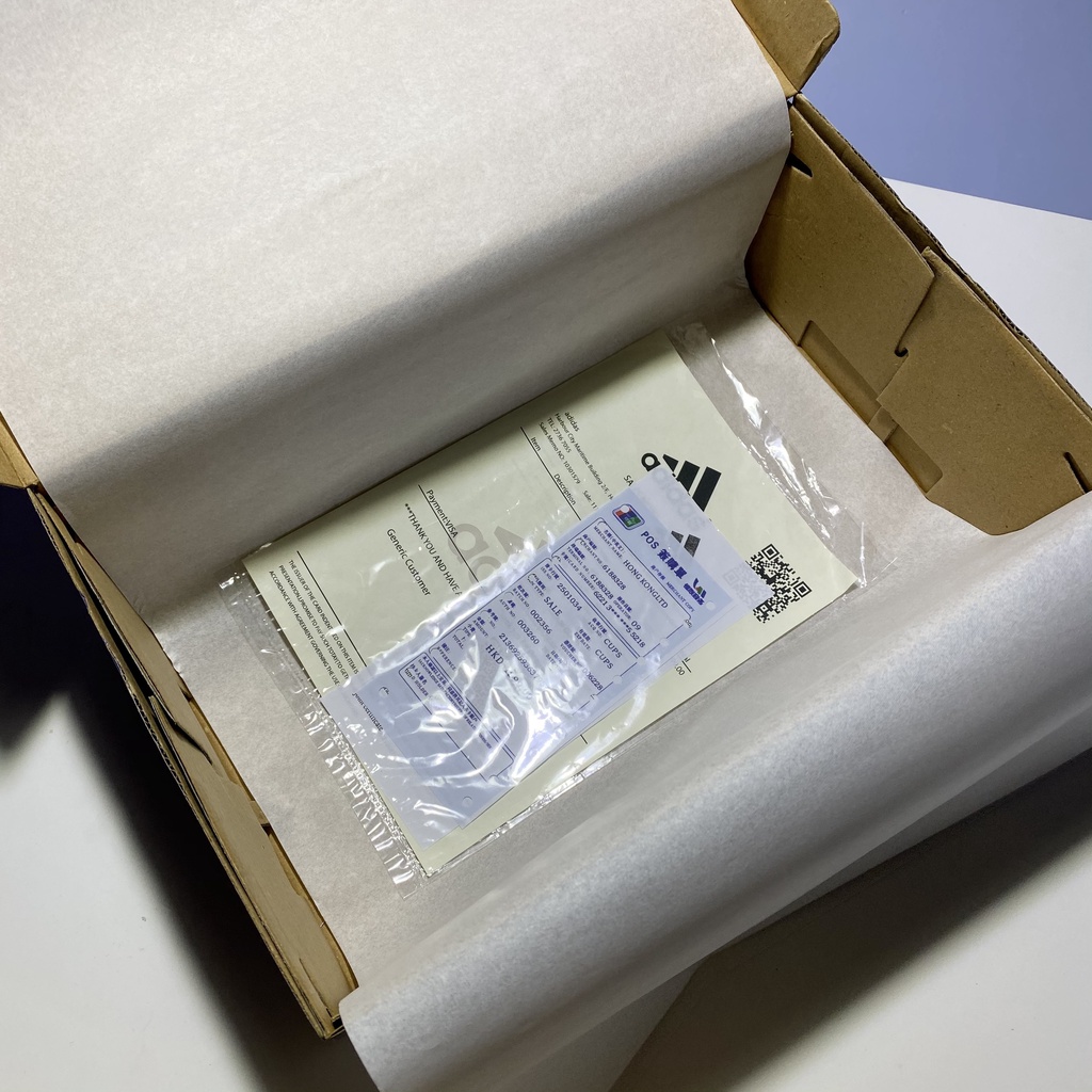 -50% Hộp giấy carton Adidas đựng giày dép quần áo mũ nón gói quà đóng hàng giá rẻ kèm bill thẻ giấy lụa nhật