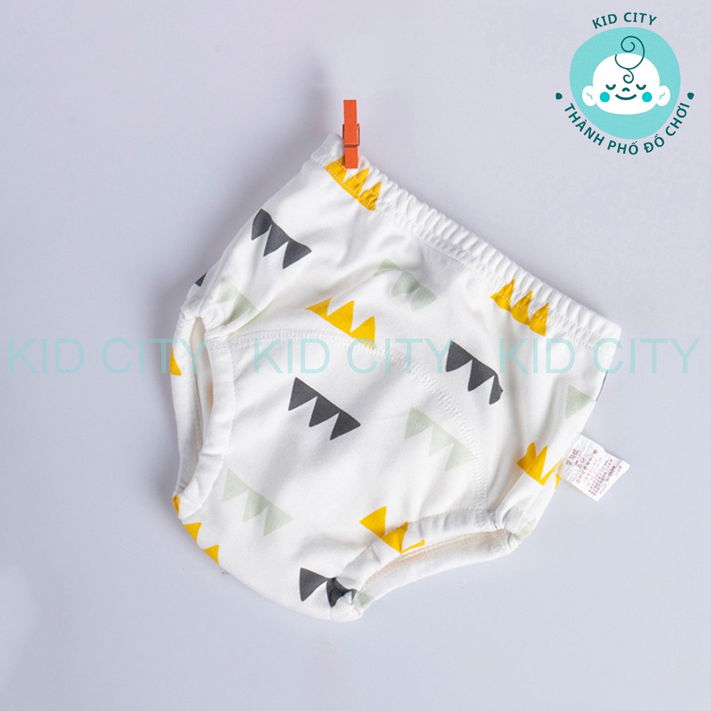 Quần bỏ bỉm 6 lớp Kid City, chất liệu mềm mại, thoáng mát, chống hăm cho bé từ 4-17kg