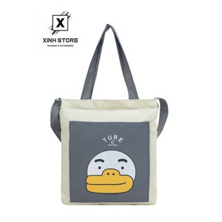 Túi Vải Tote Đeo Chéo Hot Trend- Mẫu ngẫu nhiên