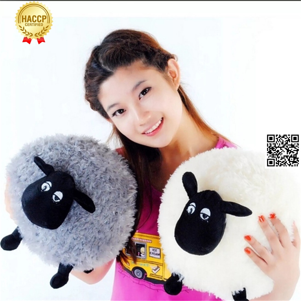 1694 Gấu bông Những chú cừu thông minh Shaun the Sheep màu trắng 3 NoBrand