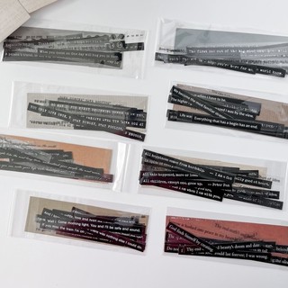 Sticker Quotes hay có nhiều font chữ hai nền trắng đen