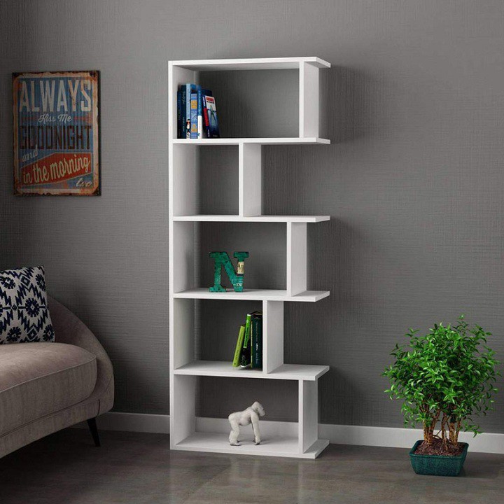 Kệ Trang Trí Phòng Khách Đơn Giản SIB DECOR