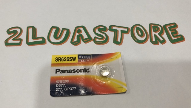 Pin đồng hồ Panasonic 1.55V SR621SW/364 SR626SW/377 SR521SW/379 chính hãng Nhật