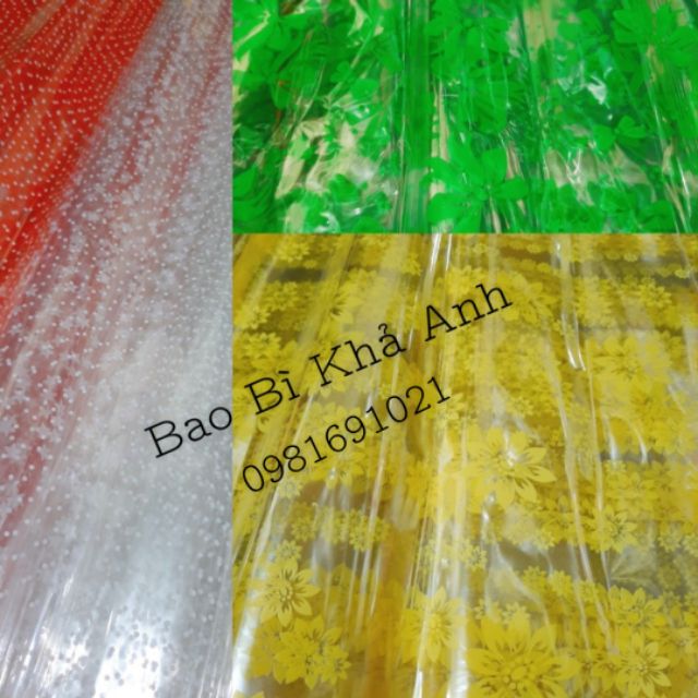 TÚI GIẤY KIẾNG GÓI QUÀ TẾT, IN HOA VĂN,TRONG SUỐT,ĐỦ MÀU