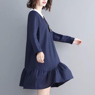 Váy Bầu Xanh Than Đuôi Cá