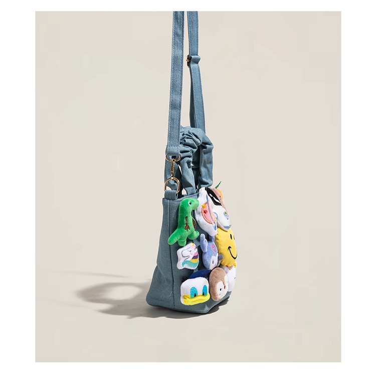 (Hàng Sẳn Tp.HCM) Túi Vải Đeo Chéo Xinh Xắn Dành Cho Nữ Phong Cách Nhật Bản 2022. Thời Thượng Mới Lạ.